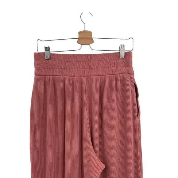 Free People Better Days Jogger‎ Pants Pull-On Balloon Ribbed Pink Size Small - Picture 7 of 11